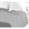 100% Cotton Flat Sheet 180x290 Cm - 1 Person - Light Grey