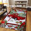 Christmas Decorative Carpet Christmas Gift Carpet Santa Claus Carpet Christmas Living Room Bedroom Anti-slip Decorative Carpet
