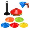 Agility Disc Cone Set Multi Sport Training Space Cones with Plastic Stand Holder for Soccer