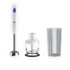 Braun Hand Blender 1 MQ10201MWH Baby Food Easy Time 3 Functions In Easy To German Design Multi-Quick Lightweight, Compact, Preparation, Smoothie,