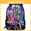 Monster High Unisex 15in Backpack Ergonomic Support Oxford Schoolbag Fabric