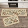 Flowers Pattern Kitchen Extra Thick Absorbent Rug Bathroom Entrance Non-Slip Doormat Carpet Large Anti Fatigue Mat Long Rugs
