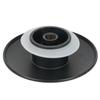 Matte Black Basin Waste Pop-Up Bathroom Sink Push Button Click Clack Plug 66mm
