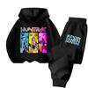 KPop Demon Hunters Huntrix Hoodies + Broek Kinderen Herfst Sweatshirts Lange Mouw Trui Meisjes Jongens Kleding Comfortabele Outfits