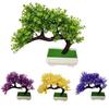 1Pc Potted Artificial Plant Mini Tree Bonsai DIY Garden Wedding Home Party Decor