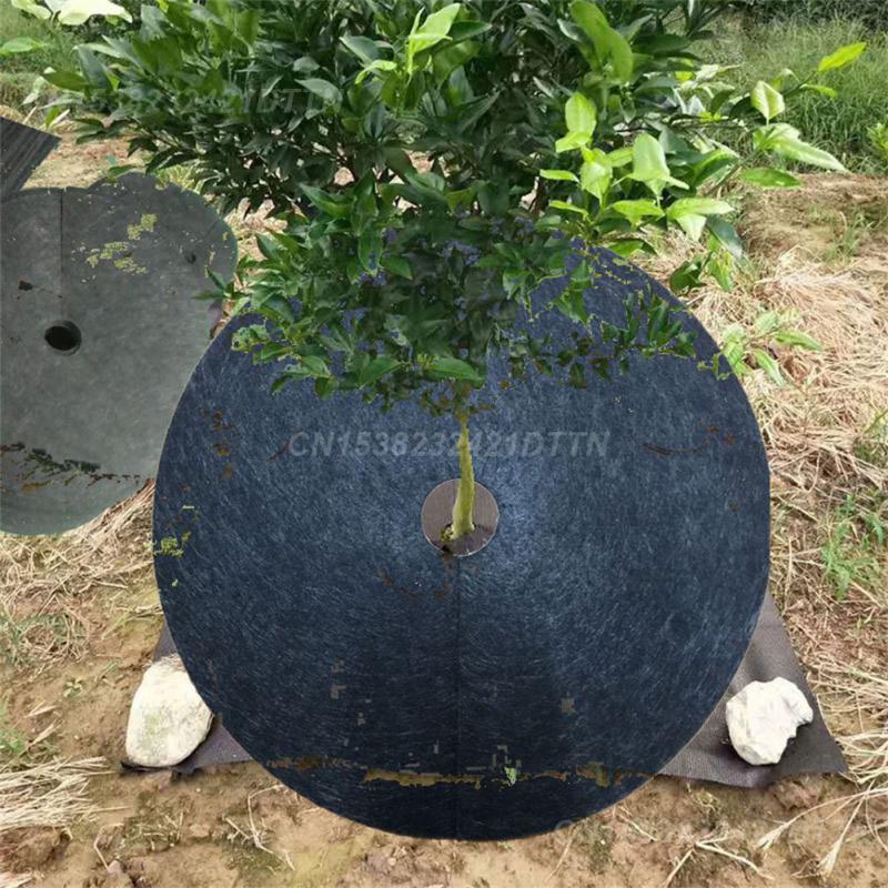 Mulch Ring Weeding Barrier 20 Ground Spikes Thickened 6 Pack Universal Garden Supplies Plant Cover Non Woven Protector Mat