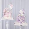 1 Set Cake Toppers Handmade Exquisite Paper Butterfly Cake Topper Ornament for Birthday Cake Decoration