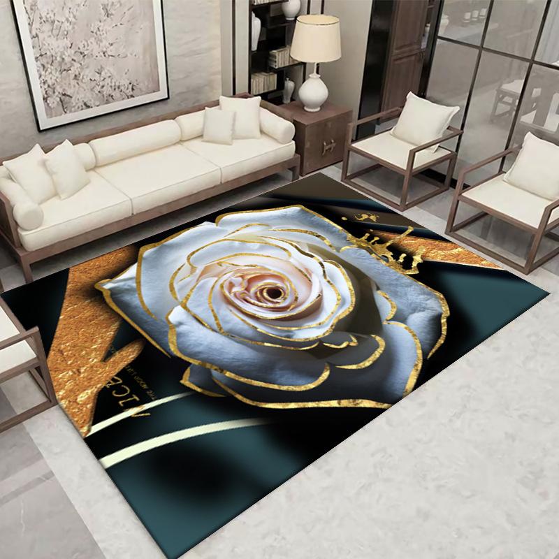 Living Room Carpet Decoration Floor Mat Large Area Home Non-slip Carpet Cloakroom Washable Carpets