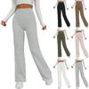 Women's Fashion Casual Solid Color Micro Flared High Waisted Pants Slim Fit And Winter Women's Clothing Pants