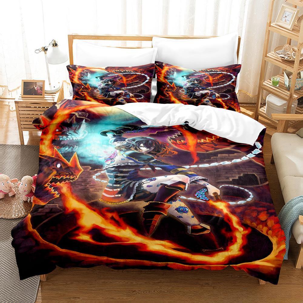 Game BLOODSTAINED RITUAL OF THE NIGHT Bedding Set Single Twin Full Queen King Size Bed Set Adult Kid Bedroom Duvet Cover Sets