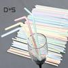 100Pcs Drinking Straws Food Grade Disposable Plastic BPA Free Soda Beverage Straws