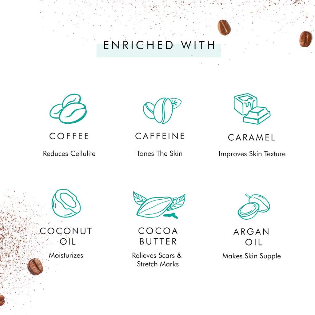 Special Offer mCaffeine Body Polishing Kit for Exfoliation, Tan Removal & Intense Moisturization