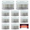 Lezalic High Brightness LED Truck Side Marker 24V Set of 10 Waterproof Dustproof 42