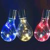 Hanging Outdoor Solar Lights With Clip Outside Waterproof Light Colorful For External Led Garden Lighting Halloween Decorations