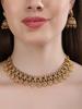 Necklace Set for Women | Pearl and Gold Plated Temple Jewellery Set | Traditional