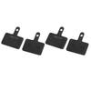 2 Sets Bike Disc Brake Pads High Sensitivity Balanced Rebound Semimetal Lightweight Portable Brake