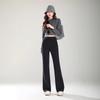 Autumn Women's Slimming Cashmere Flared Pants: Versatile, High-End Draping Style