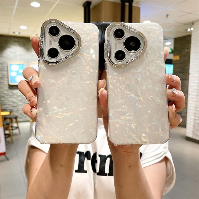 Luxury Pattern Phone Cases For Huawei Pura 70 P40 P50 P60 Pro + Plus Blink Back Cover Ladys Lovely Fashion Protect Shell
