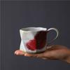 Creative Coffee Cup Coarse Pottery Water Cup Retro Supply Niche Ceramic Cup Japanese Ceramic Special-Shaped Cup