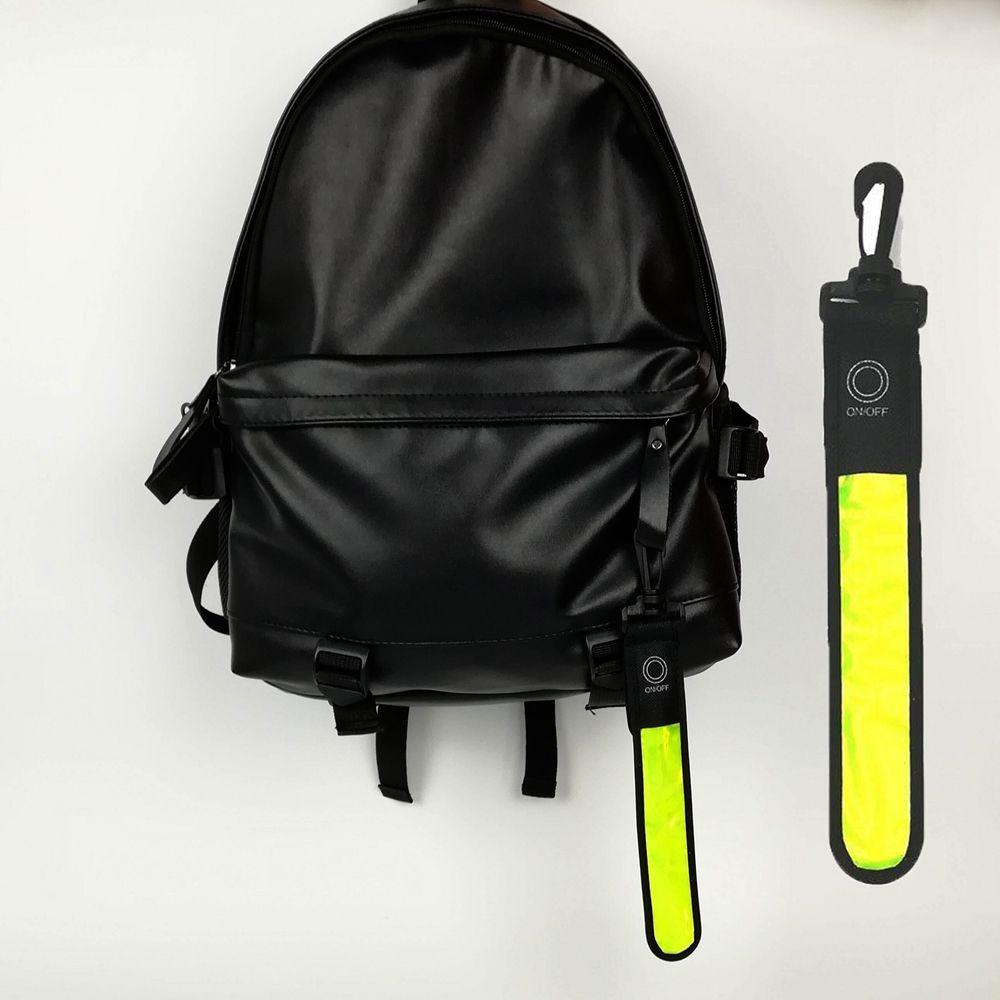 Flash Glowing LED Reflective Light Backpack Hanging Lights Arm Belt Band Luminous Armband