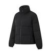 Fitness Series Casual Stand Collar Warm Down Jacket Women Outerwear Black AYMU516-4