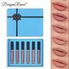 6-color Lip Glaze, Bean Paste Color, Not Easy To Stick To The Cup, Lipstick, Moisturizing Lip Gloss Set, Makeup Lip