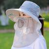 Breathable Bucket Hat Face Neck Protection Fisherman Hat New Sunscreen Hat  Outdoor Sports