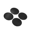 ACROPIX 4pcs Car Wheel Sticker Hub Cap Center Cover Decoration 45mm Diameter Black