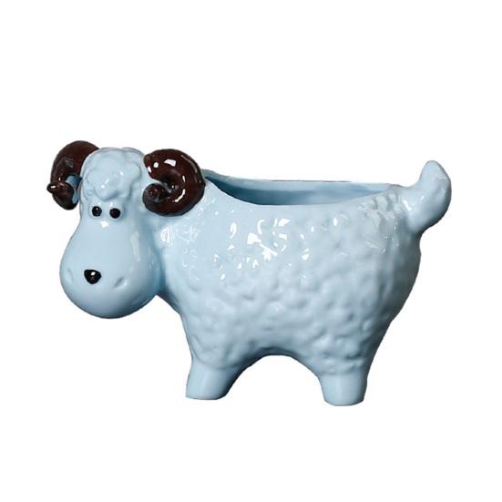 Yousheng Cartoon Sheep Candle Holder Votive Tealight Candle Stand Living Room Bathroom Candlestick Decoration Table Centerpiece Ornament