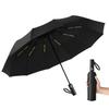 THYEGN Folding 24 Double Automatic Super Water Typhoon Rainy Season Wind UV For Both Sunny and Rainy Umbrella Cover Included Umbrella, Pieces, Ribbed,