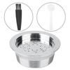 Reusable Coffee Machine Coffee Capsule Filter Cup Brush Spoon Kit Fit for LAVAZZA MIO