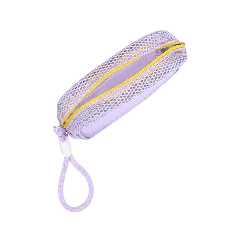 Dopamine Mesh Makeup Bag Women'S Large Capacity Portable Toiletry Bag Cosmetics Storage Bag Multifunctional Tote Bag