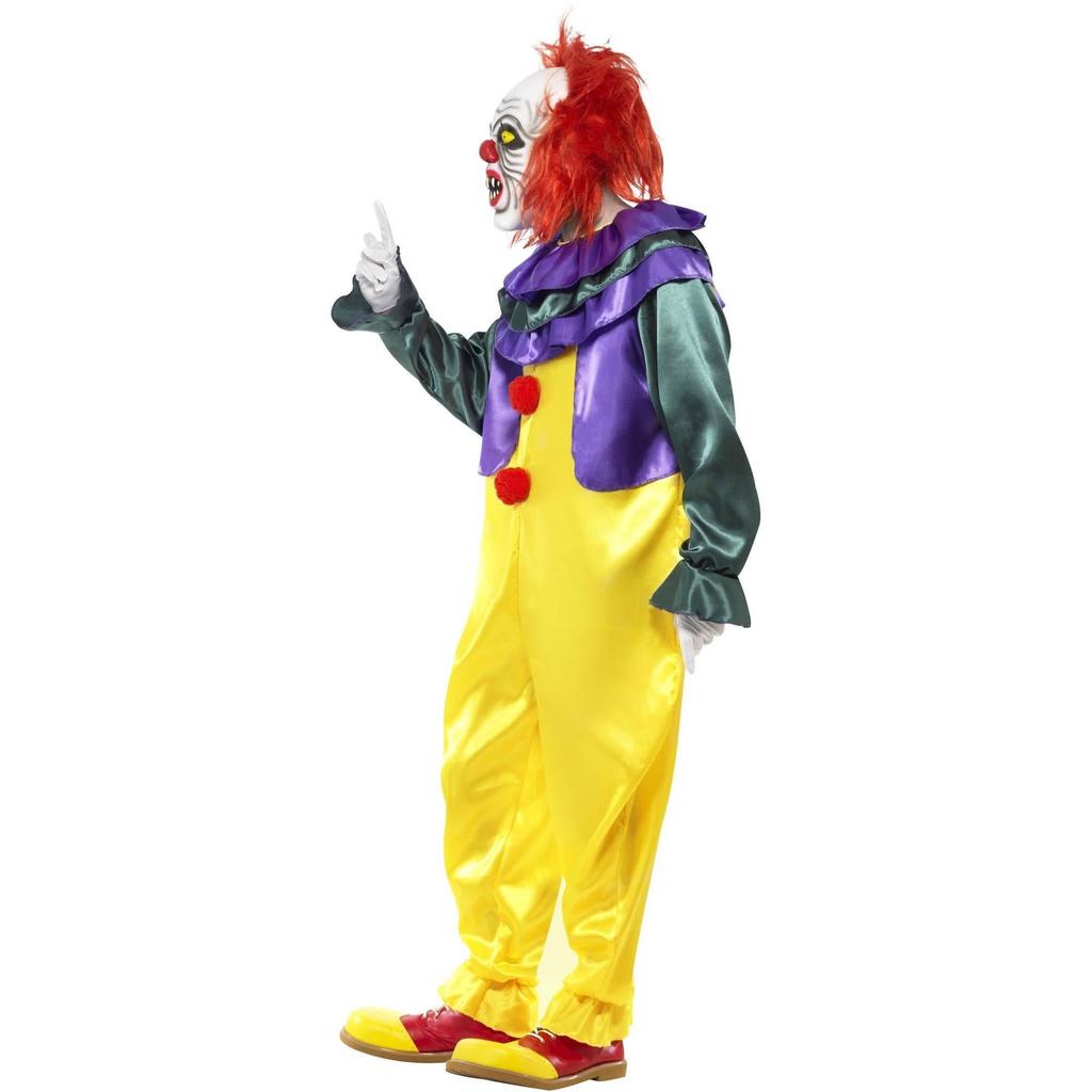 Smiffys Mens Classic Horror Clown Costume Set