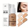 30ml Full Coverage Matte Foundation-Long Lasting and Moisturizing Makeup Base for All All Skin Types Waterproof BB Cream