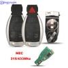 Jingyuqin Remote Nec 315/433MHZ Smart Car Key For Mercedes For Benz A B C E S Class W203 W204 W205 W210 W211 W212 W221