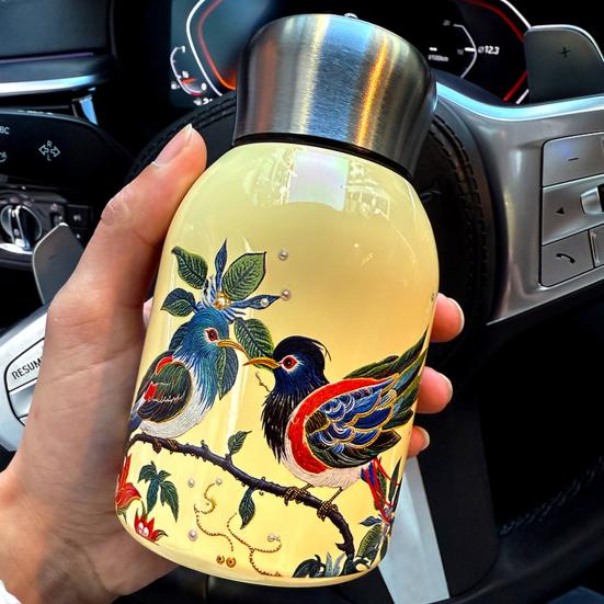 Portable Thermal Bottle Water Flask Mini Thermal Cup 300ml Insulated Tumbler for Hot Cold Drinks Leak-proof Travel Coffee Mug Gift