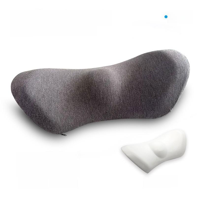 Memory Yuanbao Foam Backrest Pillow With Soft Polyester Cover Support For