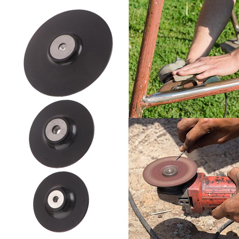 4-7'' M10/M14 Thread Backing Pad Abs Plastic Back Pad Round Grinding Discs For Angle Grinder Sanding Sander