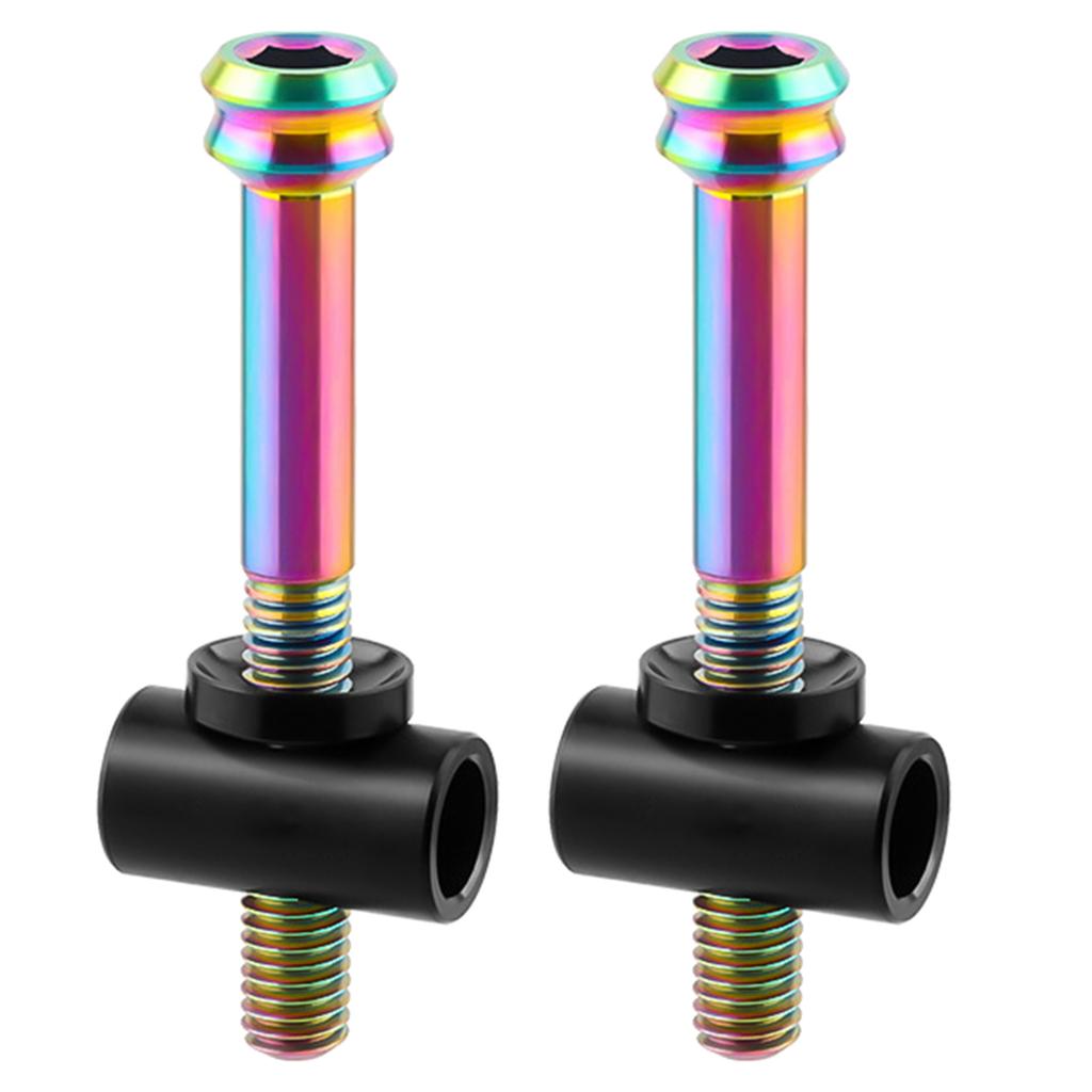 Titanium Alloy Seatpost Screw 5x30/40mm Universals Seatpost Cycling Screws Bicycles Seatpost Clamp Tube Bolt Nut Washer