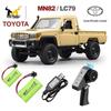 MN82 Toyota Licensed RC Off-Road Pickup Truck – 4WD Remote Control Rock Crawler