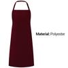 Unisex Simple Pure Color Kitchen Restaurant Bib Cooking Apron with Pocket