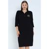 Female Black Pocket Buttoned Stone Detailed Cotton Cashcor