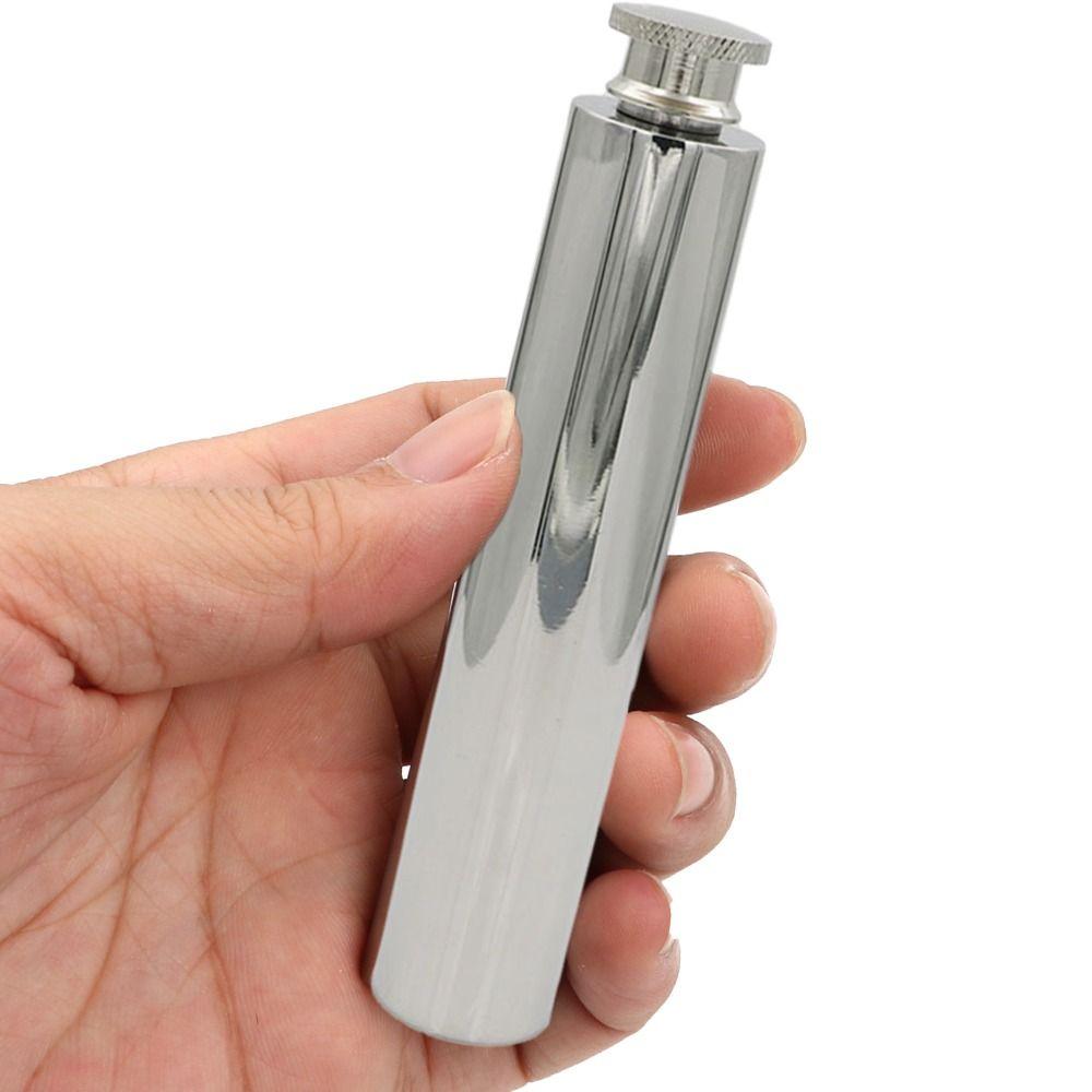 Stainless Steel Tubular Wine Pot 55ml 60ml Hip Flasks Durable Wine Whisky Bottle Outdoor