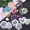 Making Props Heart Flower Shaped Epoxy Resin Silicone Casting Mould Storage Box Molds Crystal Glue
