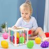 Sensory Development Shape Sorter Cube Baby Toys Colorful Fruits Sorting Game Parent Child