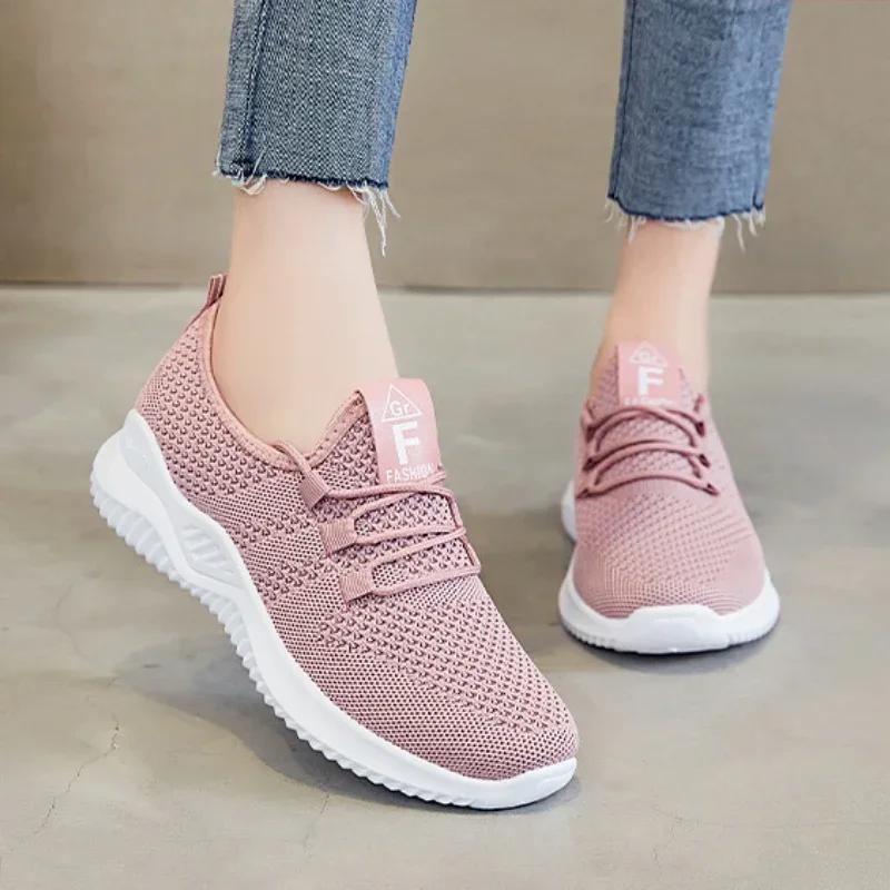 Women Casual Sneakers Comfortable Breathable Platform Shoes Fashion Women Versatile Lace-up Shoes Female Footwear Sneakers Women