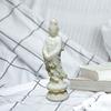 Guanyin Statue Avalokitesvara Figurine Decorative Craving 3.78'' Desktop Miniature Bodhisattva
