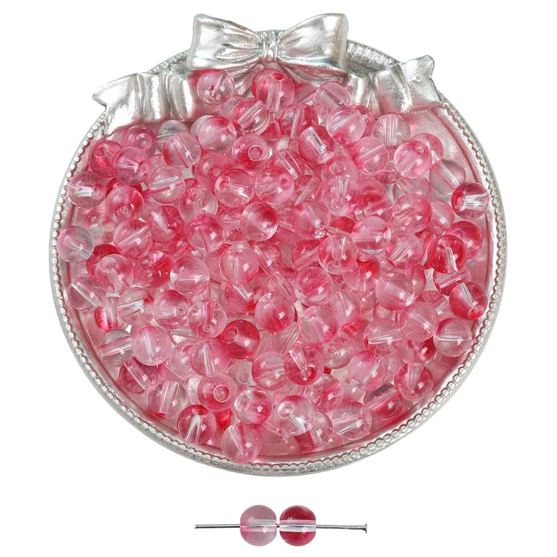 2000Pcs Crystal Glass Beads Jelly Bubble Loose Spacer Beads for DIY Necklace Bracelet Jewelry Making