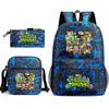 2024 New Monster Concert Starry Sky Backpack My Singing Monsters Elementary School Bag Three-piece Set