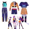 Halloween K-POP Demon Hunter Girl Group Cosplay Costume - Mila, Zoe, Lumi Anime Outfit